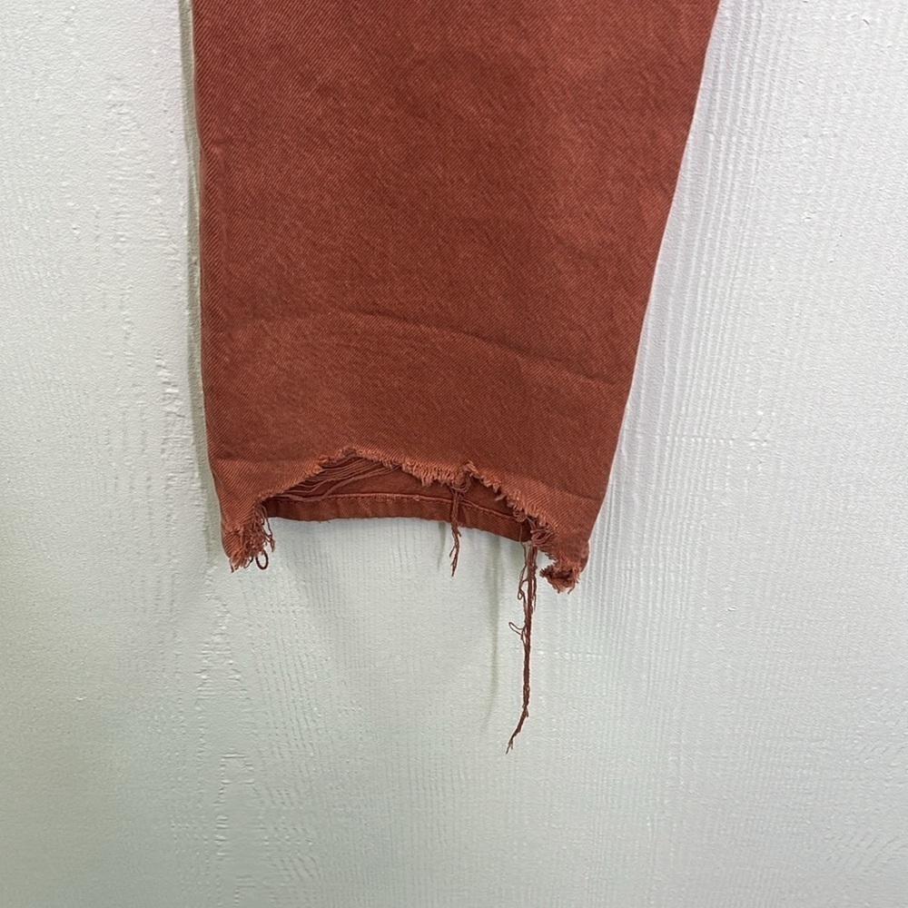 Aeropostale - Distressed Dark Pink 90s Baggy High Waisted Jean Size 2Regular - Picture 12 of 13